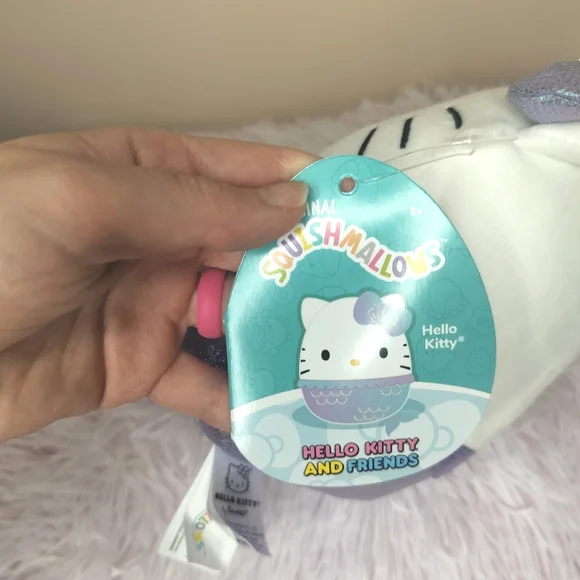 Hello Kitty Purple Mermaid Squishmallow - Picture 3 of 8